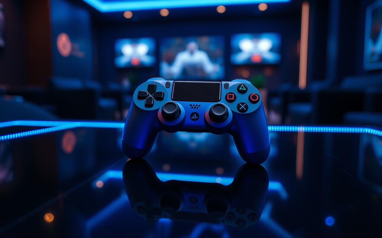 PlayStation gaming station at Sky Gaming Lounge Brooklyn